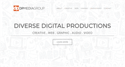 Desktop Screenshot of dpmediagroup.com